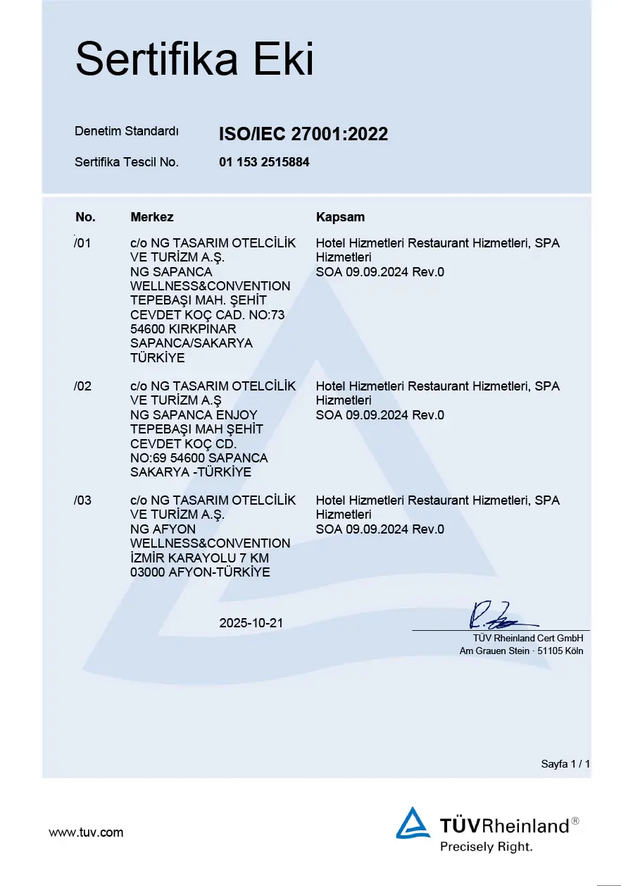 Ng Hotels Iso Sertifika Card2
